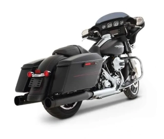 Koncovky výfuku RINEHART RACING SLIP ON 4" pro HARLEY DAVIDSON FLHT/ FLHR/ FLHX/ FLTR rok 1999-2016 barva černá, zakončení barva černá 