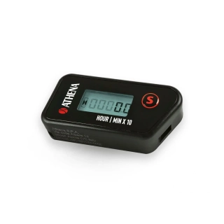 a Bezdrátový měřič motohodin ATHENA HOUR METER S410000395003 barva černá, IP67