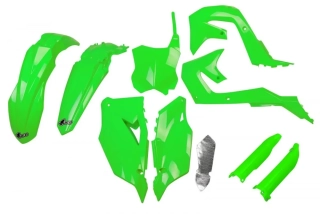 Sada plastů UFO KAWASAKI KXF 450 2019-2023 fluo zelená
