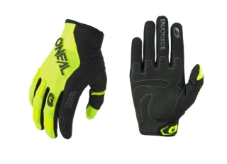 a Dětské motokrosové rukavice ONEAL ELEMENT žlutá fluo/černá vel. S