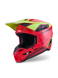 Motokrosová přilba ALPINESTARS SM3 / SM-3 / S-M3 / 8300526-3051 FRAY černá/červená/žlutá