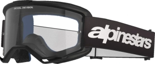 Motokrosové / enduro brýle ALPINESTARS VISION 3 WORDMARK ČERNÉ 5103325-1425 s čirým objektivem 