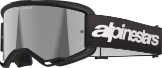 Motokrosové / enduro brýle ALPINESTARS VISION 3 WORDMARK ČERNÉ 5103225-1456 se zrcadlovým objektivem 