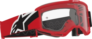 Motokrosové / enduro / MTB brýle ALPINESTARS VISION OTG barva červená/černá, čiré plexi