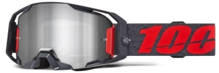 Motokrosové / enduro brýle 100% ARMATIC TURO zrcadlový stříbrný objektiv, 0060-00014