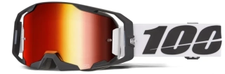 Motokrosové / enduro brýle 100% ARMATIC CALDWELL zrcadlový červený objektiv, 50060-00012