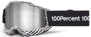 Motokrosové brýle 100% ACCURI 2 SAMBA se stříbrným zrcadlovým objektivem + čirý 50014-00059