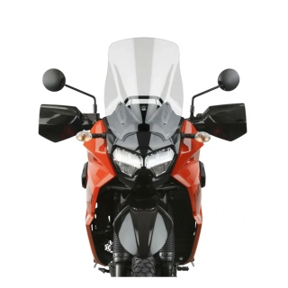 Plexi motocyklu NATIONAL CYCLE verze střední N20140 pro KAWASAKI KLE 650 Versys/LT rok 2022 barva světle šedá, výška plexi 41,9 cm