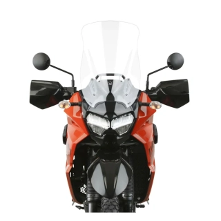 Plexi motocyklu NATIONAL CYCLE verze vysoká touring N20141 N20139 pro KAWASAKI KLE 650 Versys/LT rok 2022 barva čirá, výška plexi 47 cm