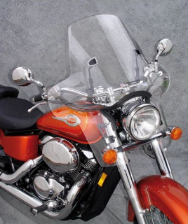 Plexi motocyklu NATIONAL CYCLE PLEXIFAIRING N8413-01 pro HONDA VT1100 SHADOW rok 1987-1994 barva čirá, včetně montážní sady, výška plexi 56 cm