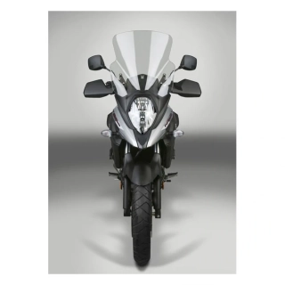 Plexi motocyklu NATIONAL CYCLE verze střední N20221 pro SUZUKI DL 650 V-STROM / V-STROM ADVENTURE/X/XT rok 2017-2021  barva světle šedá, výška plexi 41,9 cm  