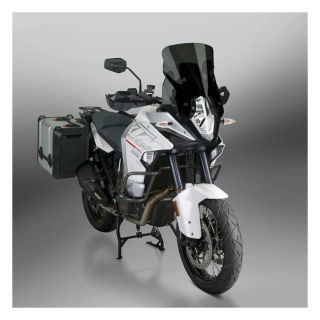 Plexi motocyklu NATIONAL CYCLE verze krátká N20807 pro KTM 1290 SUPER ADVENTURE rok 2015-2016 barva tmavě šedá, výška plexi 35 cm
