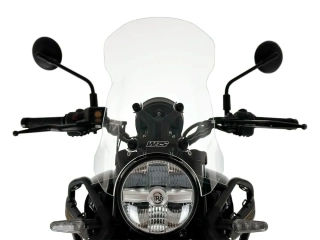 Plexi motocyklu WRS pro ROYAL ENFIELD HIMALAYAN 450 ABS rok 2024-2025 výška plexi 37,5 cm, barva čirá