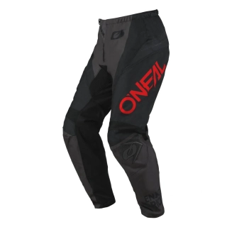 A Motokrosové / enduro kalhoty ONEAL ELEMENT RACEWEAR barva černá/olivová/červená velikost 30
