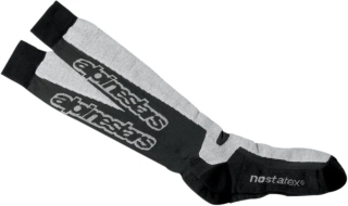 a Dlouhé ponožky/podkolenky ALPINESTERS THERMAL TECH SOCKS barva černá/šedá, velikost S/M - pro nohu o velikosti 38-42