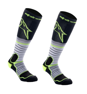Dlouhé ponožky/podkolenky ALPINESTARS MX PRO barva šedá/černá