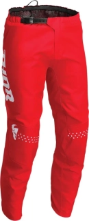 a Dětské motokrosové kalhoty THOR SECTOR RACEWEAR MINIMAL ČERVENÁ velikost 18 / 2-3 roky