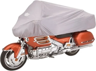 Krátká ochranná plachta pro horní polovinu motocyklu ULTRAGARD COVER HALF pro Indian Roadmaster rok 2015-2023 viz popis barva šedá