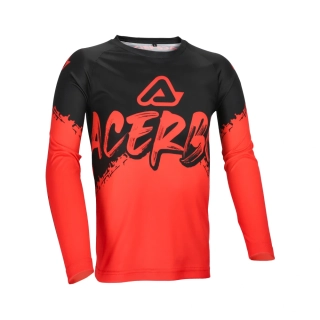 Dětský motokrosový dres ACERBIS LINEAR JUNIOR barva červená/černá 26 
