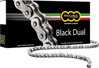 Motocyklový řetěz REGINA 525 ZRA BB počet článků 118 RS +RH barva natural  