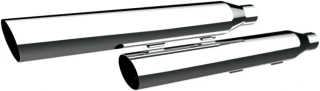 Koncovky výfuku KHROME WERKS 3" HP PLUS SLIP-ON MUFFLERS pro HARLEY DAVIDSON FXCW, FXCWC rok 2008-2011 viz popis, barva chromová 