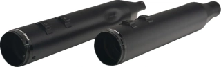 Koncovky výfuku KHROME WERKS 4,5" HP PLUS SLIP-ON MUFFLERS pro HARLEY DAVIDSON FLRT/ FLHTCUTG rok 2017-2024 viz popis, barva černá