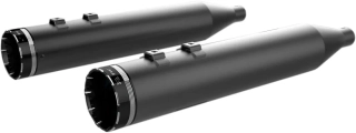 Koncovky výfuku KHROME WERKS 4,5" HP PLUS SLIP-ON MUFFLERS pro HARLEY DAVIDSON FLRT/ FLHTCUTG rok 2017-2024 viz popis, barva černá/černé tracer billet zakončení