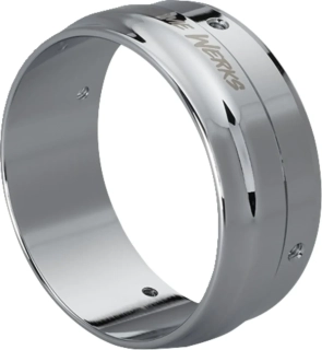 Zakončení koncovky výfuku KHROME WERKS pro výfuky s vnějším průměrem 11,5 cm (4,5") CHROME RACE TIP