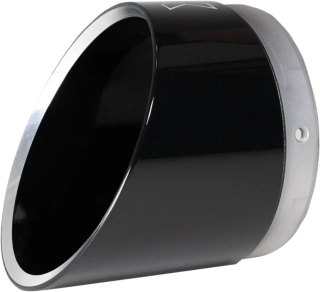 Zakončení koncovky výfuku KHROME WERKS pro výfuky s vnějším průměrem 11,5 cm (4,5") BLACK POWDERCOATED EDGE TIP