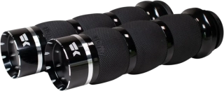 Motocyklové gripy / rukojeti na řidítka motorky KHROME WERKS GRIPS AIR CUSHION TRACER ČERNÉ 500110