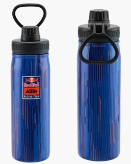 a Nerezová sportovní láhev KTM RED BULL BLAZE barva modrá/oranžová objem 800 ml