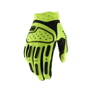 Motokrosové a MTB rukavice 100% AIRMATIC 2 barva fluo žlutá 10041-0001x - pár 