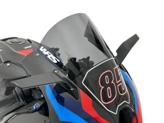 Plexi motocyklu WRS pro BMW M 1000 RR rok 2023-2024 barva tmavě kouřová verze RACE 