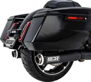 Koncovky výfuku VANCE & HINES SUPERSPORT SLIP-ONS HARLEY DAVIDSON TOURING rok 2017-2023 viz popis, barva černá 