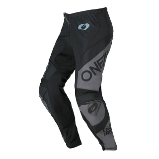 a Dětské motokrosové / enduro kalhoty ONEAL ELEMENT RACEWEAR barva černá/šedá velikost 28