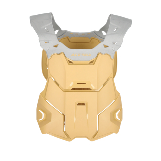 Motokrosový chránič hrudi a zad ACERBIS ROOST DEFLECTOR LINEAR pro jezdce s výškou mezi 165 cm a 190 cm, barva sand