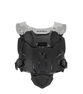 Motokrosový chránič hrudi a zad ACERBIS ROOST DEFLECTOR LINEAR pro jezdce s výškou mezi 165 cm a 190 cm, barva černá/šedá