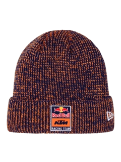 a Volnočasová pletená čepice KTM RED BULL GRID BEANIE barva černá/oranžová