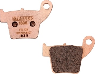 Zadní motocyklové brzdové desky GALFER BRAKE PAD SINTERED pro HONDA CR 125 R  rok 2002-2007
