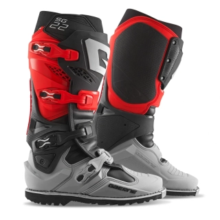 Motokrosové/enduro boty GAERNE SG 22 GORE TEX ENDURO ROCKY LTD barva červená/čerrná/šedá