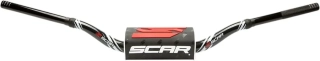 Motokrosové bezhrazdové řidítka motocyklu SCAR HANDLEBAR O2 MODEL RC S9112BKBK ČERNÉ 