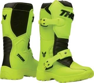 Dětské motokrosové boty / MX boty / motokrosová obuv THOR BLITZ MINI XR barva acid fluo/černá - pár
