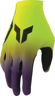 Motokrosové / MTB rukavice s jednovrstvou dlaní THOR SPORTMODE ICONIC barva acid/fialová, pár