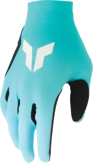 Motokrosové / MTB rukavice s jednovrstvou dlaní THOR SPORTMODE ICONIC barva aqua modrá/bílá, pár