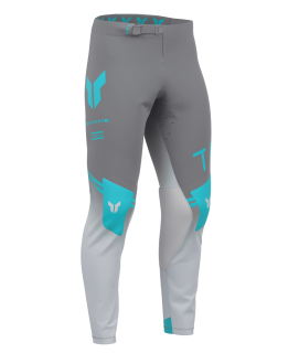 Lehké a pružné motokrosové - enduro kalhoty THOR SPORTMODE GEO barva charcoal/šedá