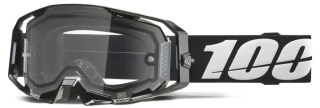 Motokrosové / enduro brýle 100% ARMATIC ENDURO DUAL PENE ČERNÁ s čirým dvojitým objektivem, 50070-10001