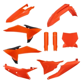 Sada plastů POLISPORT BODY FULL KIT pro KTM SX 125/250/300 rok 2025-2026 barva oranžová  