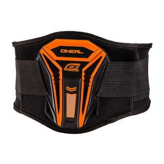 A Ergonomický ledvinový pás s bio-pěnou a kompresní podporou zad ONEAL PXR barva černá/oranžová, velikost L/XL