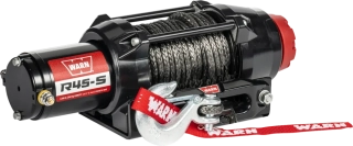 Elektrický naviják pro ATV a UTV WARN MODEL R45-S SYNTHETIC ROPE WINCH 110040 se syntetickým lanem (15 m x 6,3 mm), tažná síla 2041 kg (4500 lb)