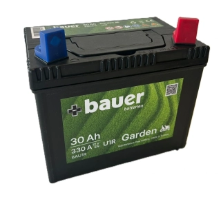 Baterie pro zahradní techniku BAUER GARDEN U1R 12V 30Ah 330A (BAU1) rozměr 195x127x182 mm, polarita pravá